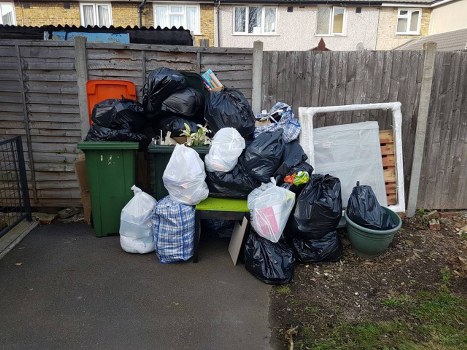 Professional team clearing a home in Putney