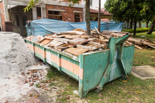 South London community participating in rubbish collection