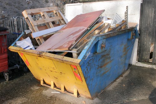 Professionals clearing out a Brixton home